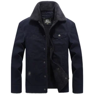 Abrigo Casual Hombre - A001 Azul Marino