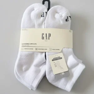 6 Pack Calcetas GAP-Gull Blanco US35