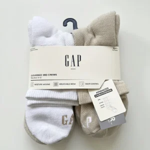 6 Pack Calcetas Largas GAP-Neutros US37
