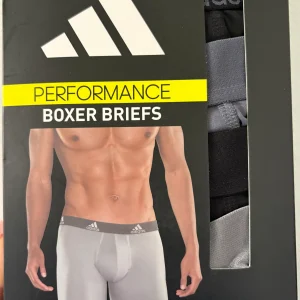 4 Pack Boxer Adidas-Negro y Gris US20