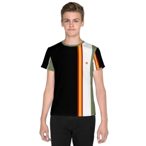 Camiseta niños y adolescentes (8-20 años) Bandera de España Vertical
