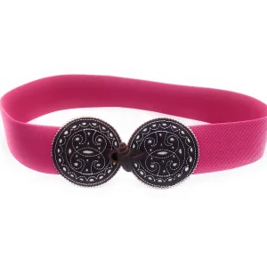Cinturón Romero elástico rosa fucsia
