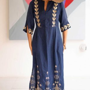 VESTIDO ATENEA NAVY