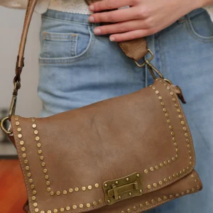 Bolso TACHAS beige