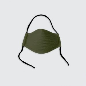 Mascarilla verde militar reutilizable unisex Pitillos