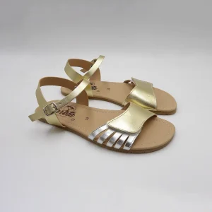 Sandalias Respetuosas Terreta Pusol Oro Plata